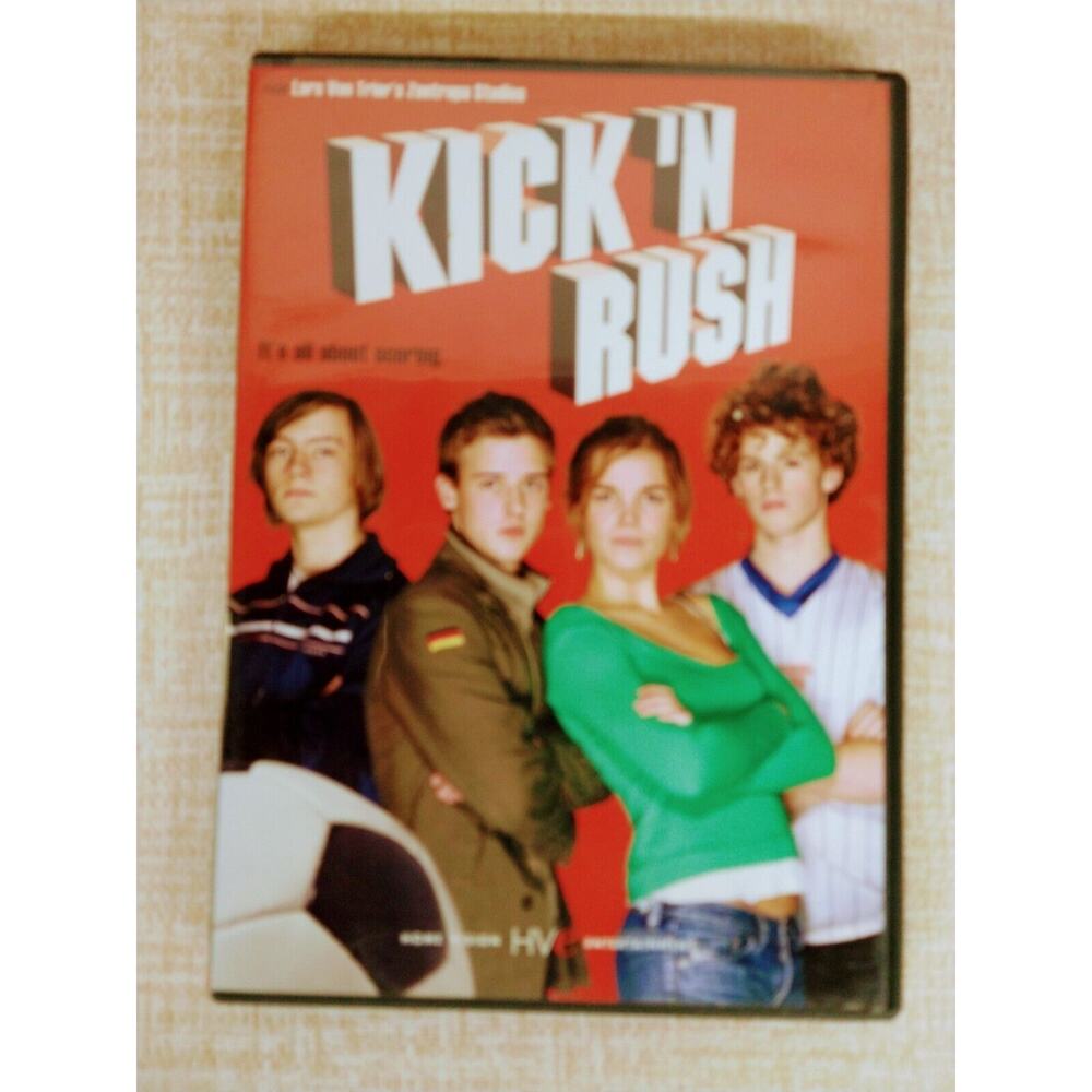 DVD Kick N Rush‎ - Jacob Krarup / Marie Bach Hansen - Soccer Drama 2003 y2k